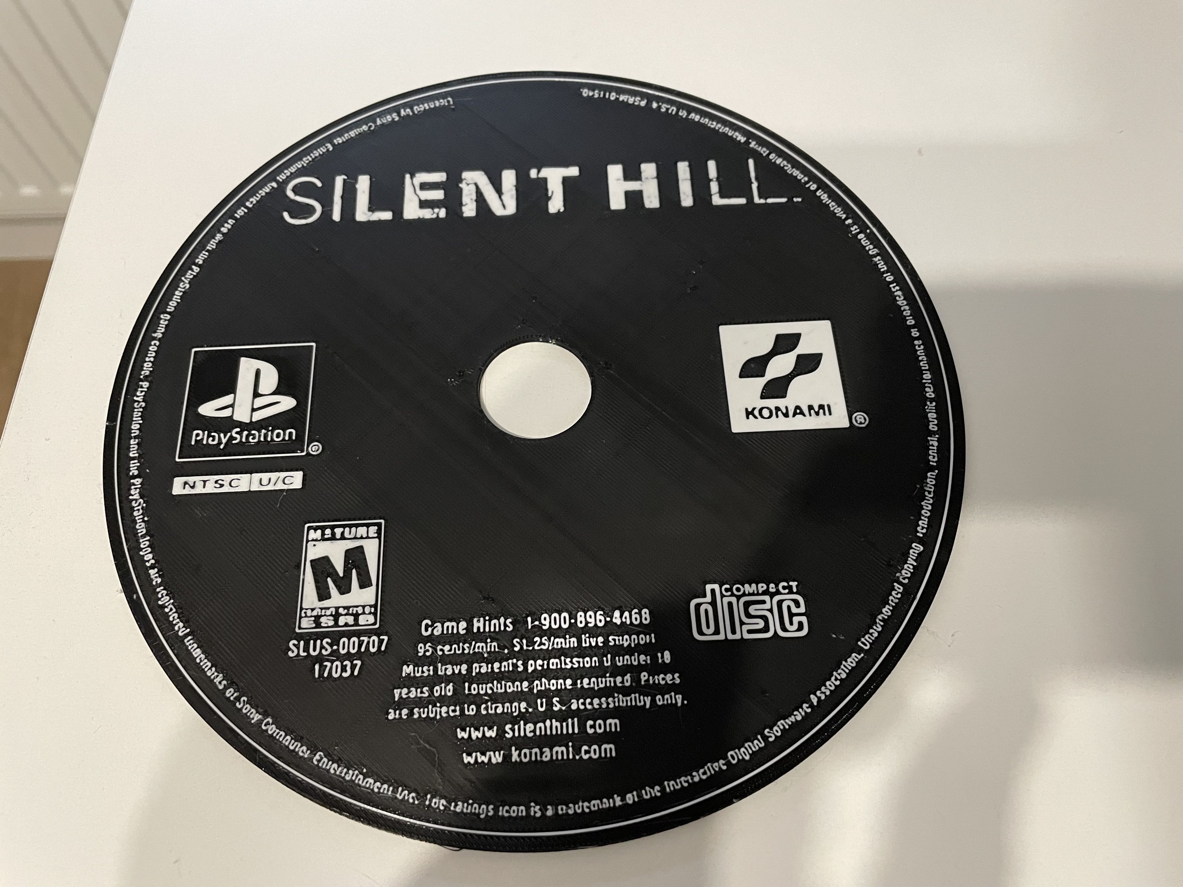 Silent Hill PSX CD Wall Art