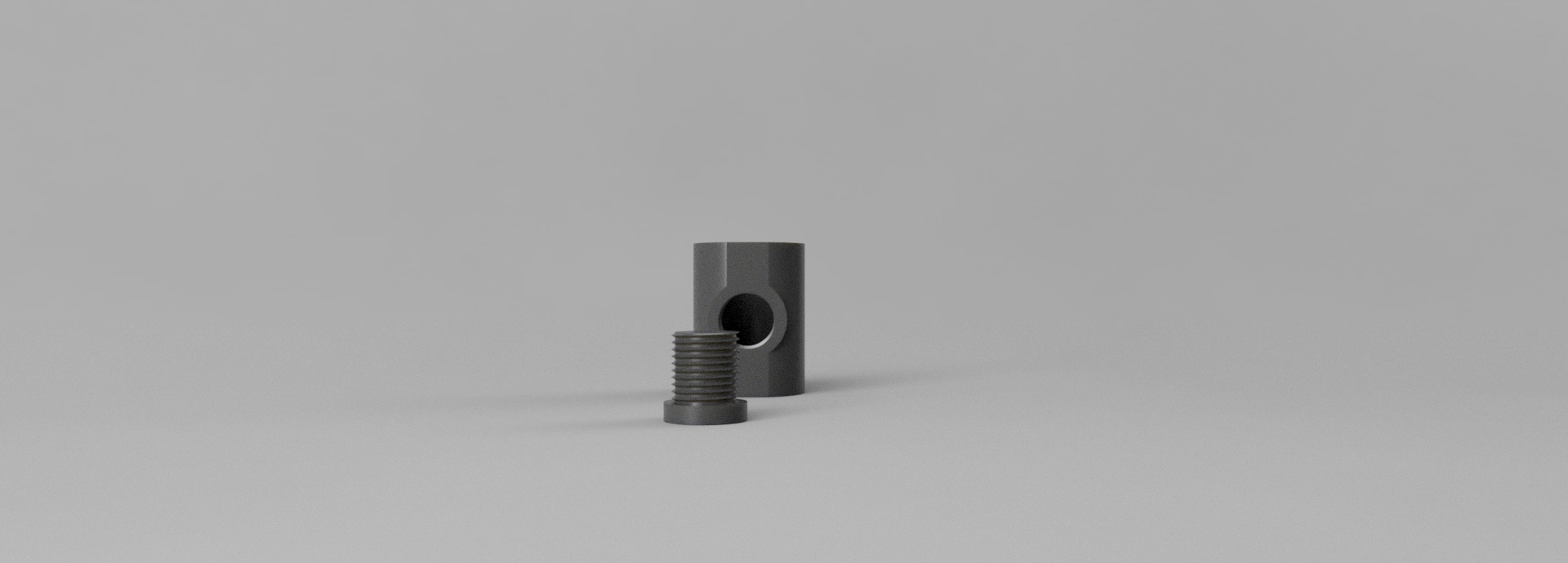 tunnel with thread Ø12.5mm