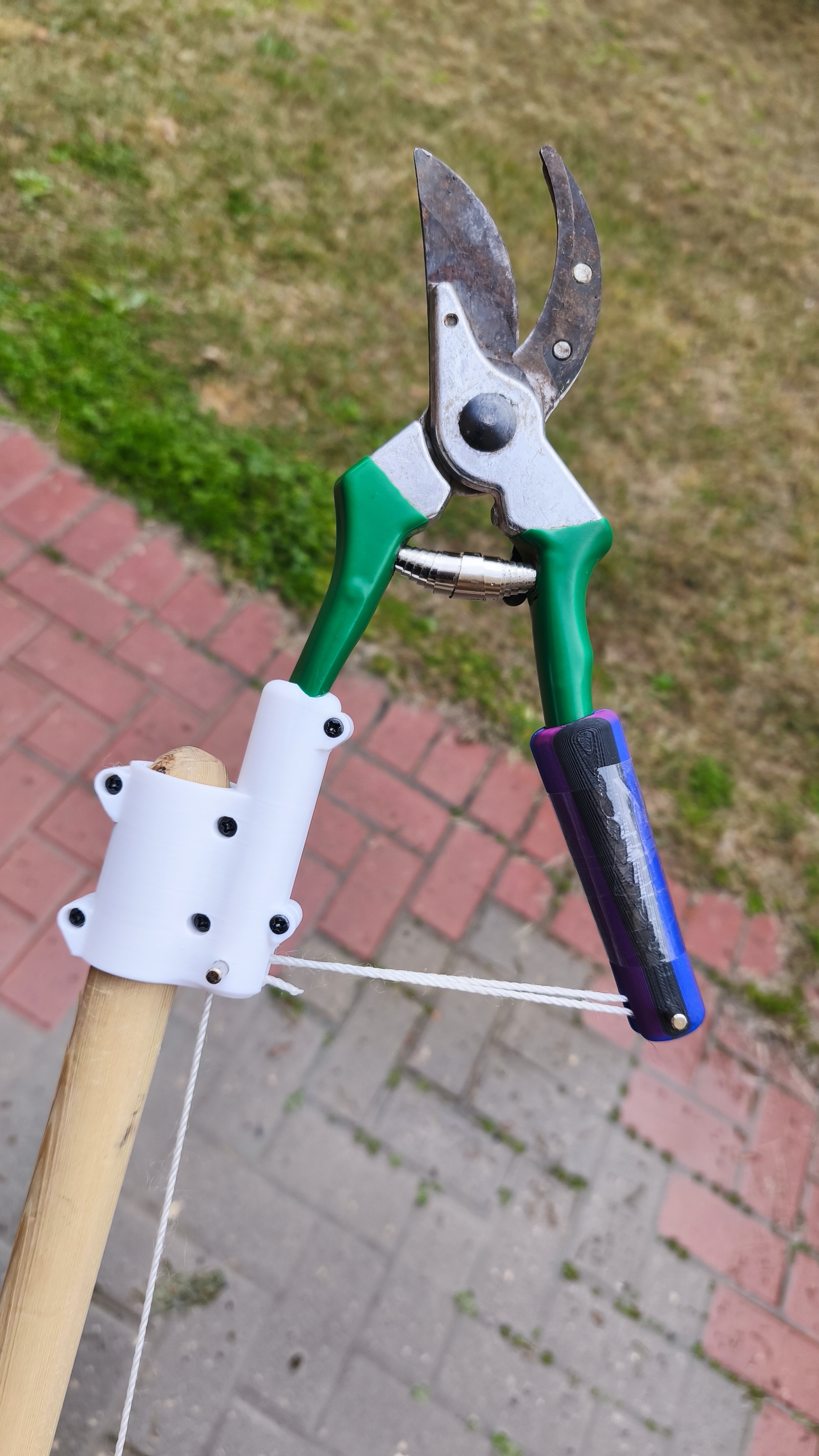 pruning shears pole connector