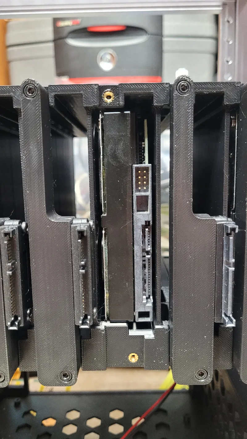 Seven bay NAS shelf for 10 inch mini rack, 3U by RagingRoosevelt ...