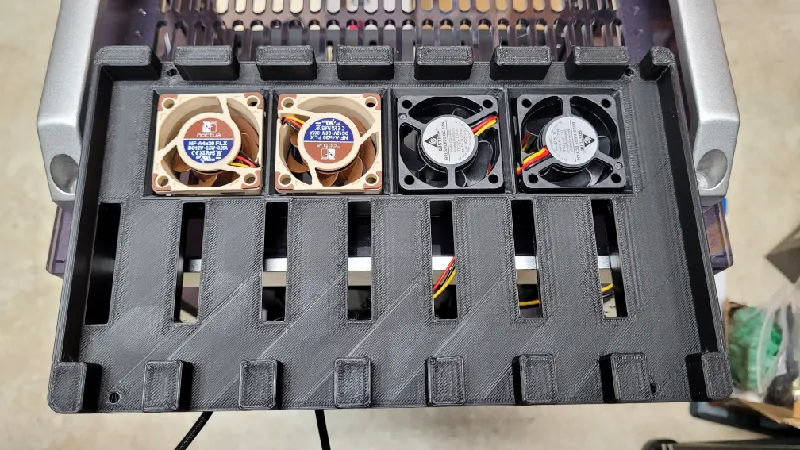 Seven bay NAS shelf for 10 inch mini rack, 3U by RagingRoosevelt ...