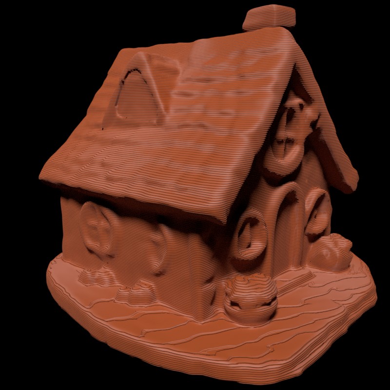 Old Farmhouse Miniature Suportless Bordgame