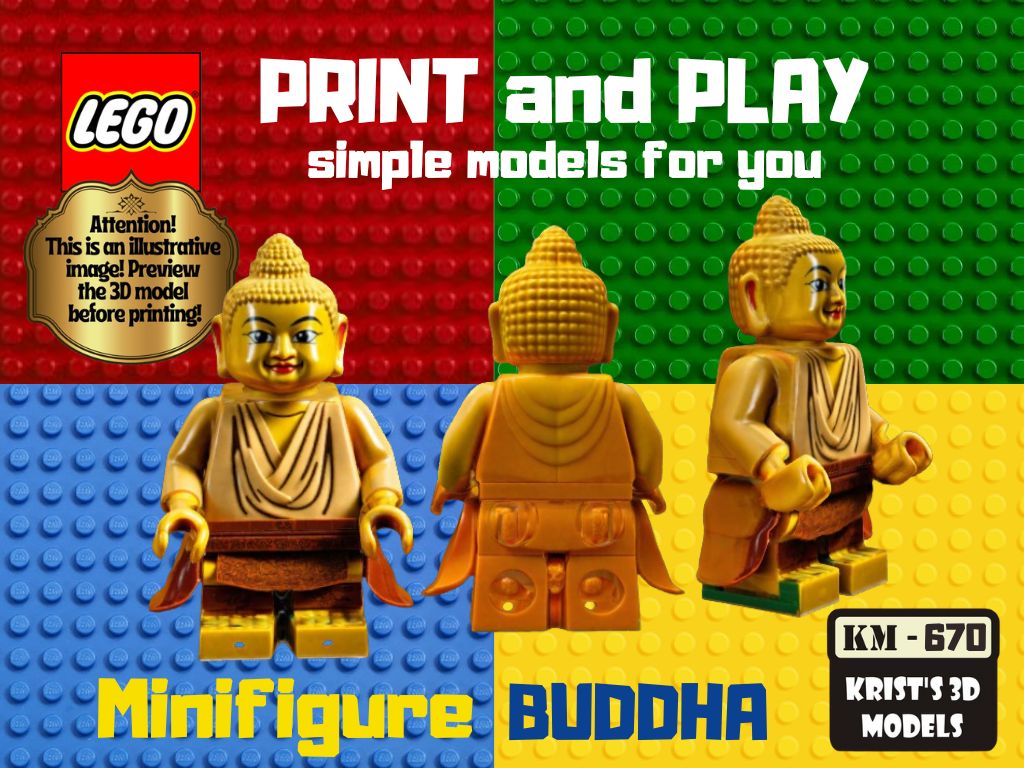LEGO Buddha minifig