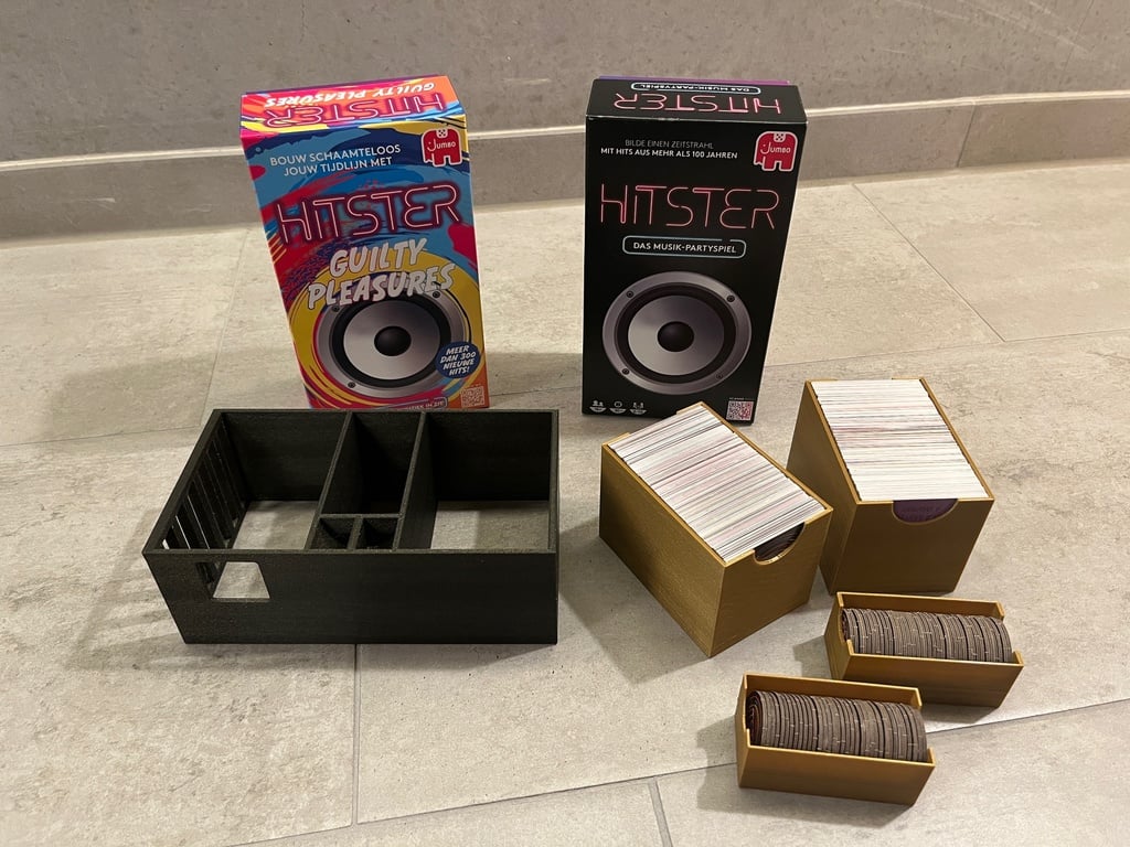 Hitster box-organizer & stand (basic-game & expansion)