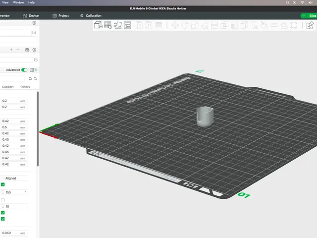 IKEA Skadis DJI Gimbal Holder - 3D Model