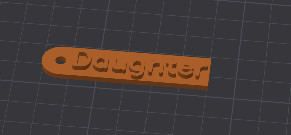 Daughter & Son Keychain