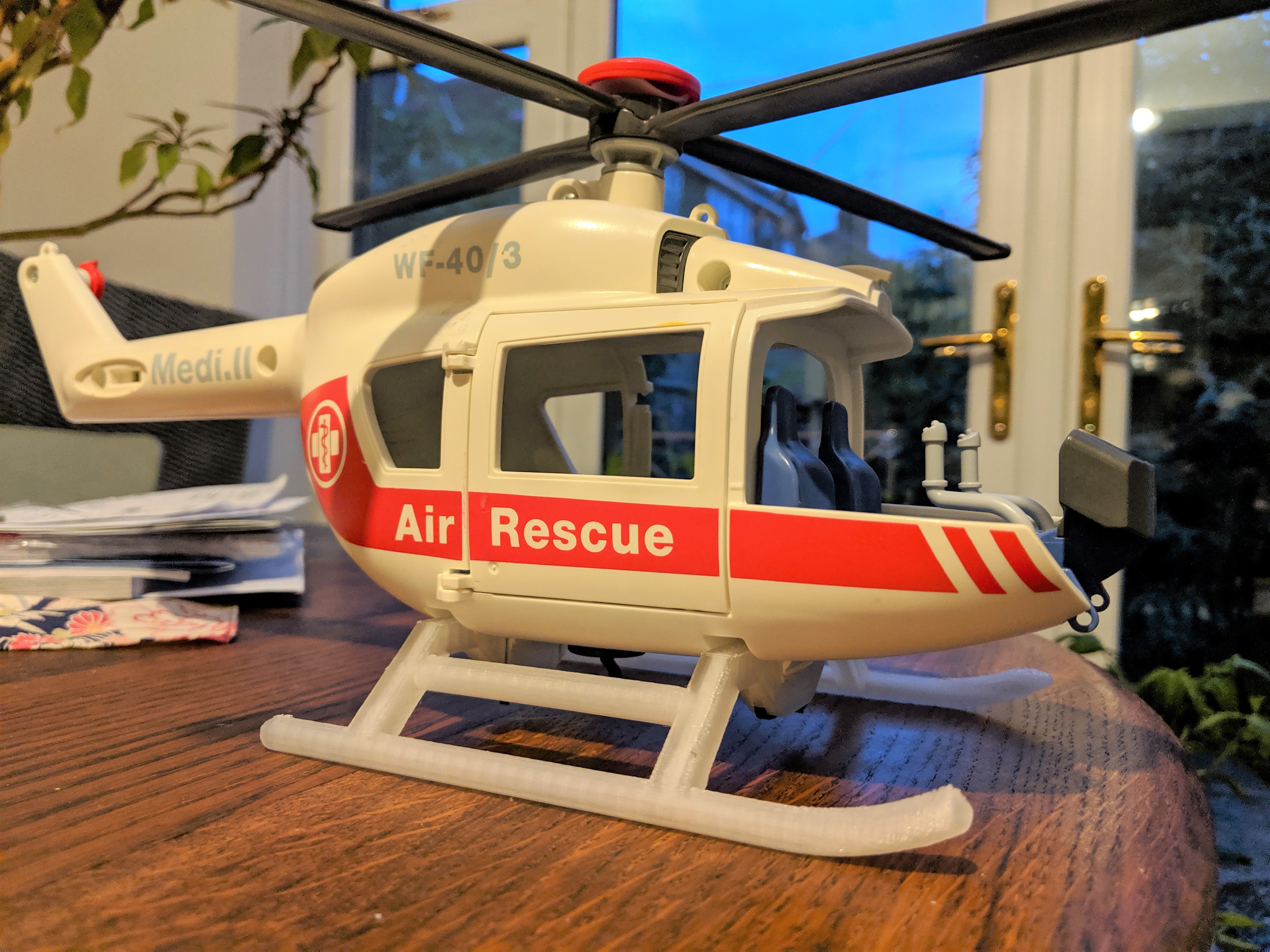 Playmobil Air Rescue replacement skids