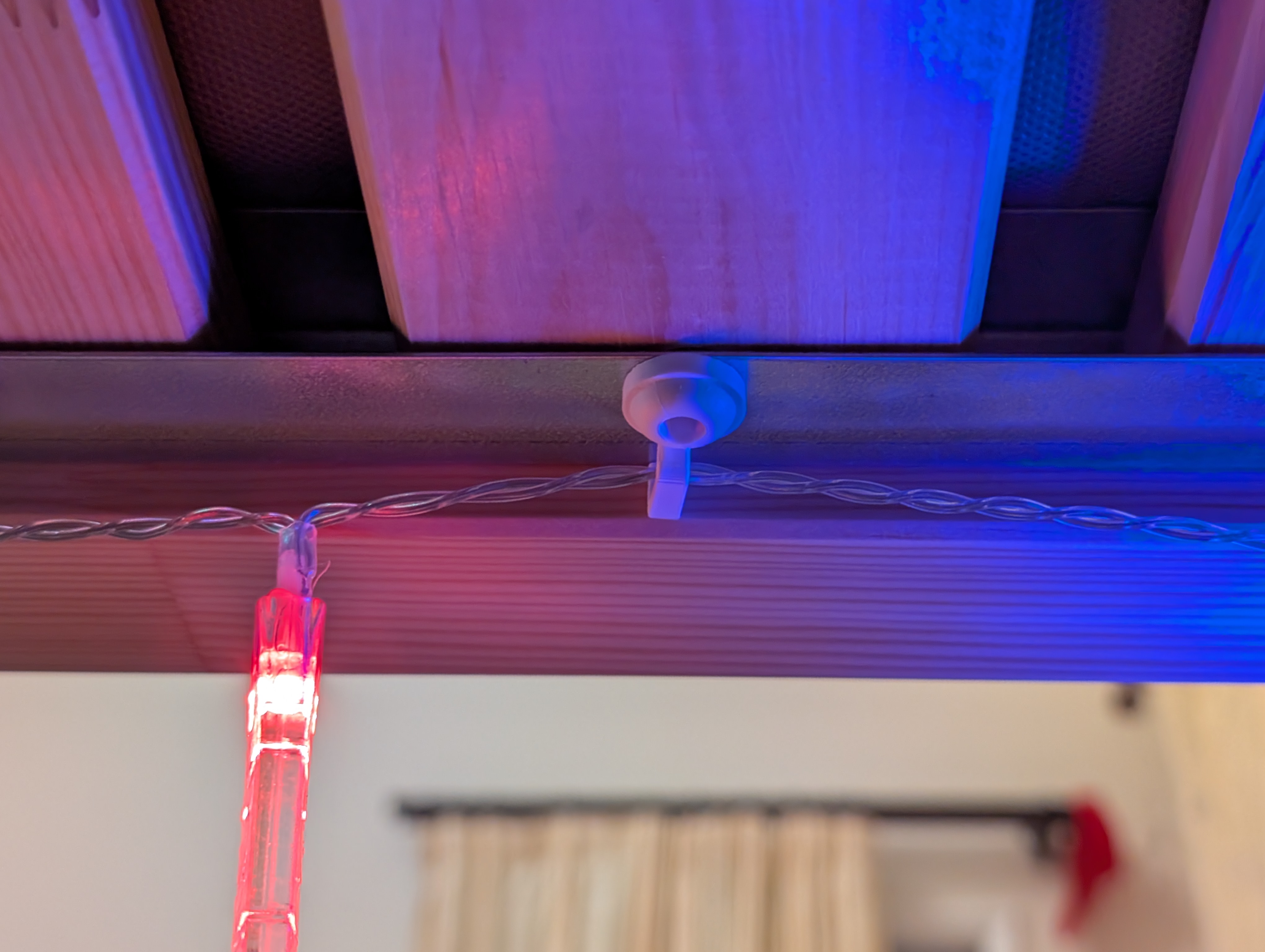 IKEA Kura under bed string light hangers