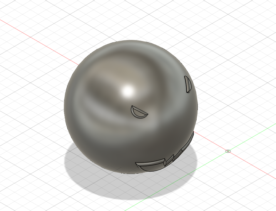 Antistressball mit einem Teufelgesicht