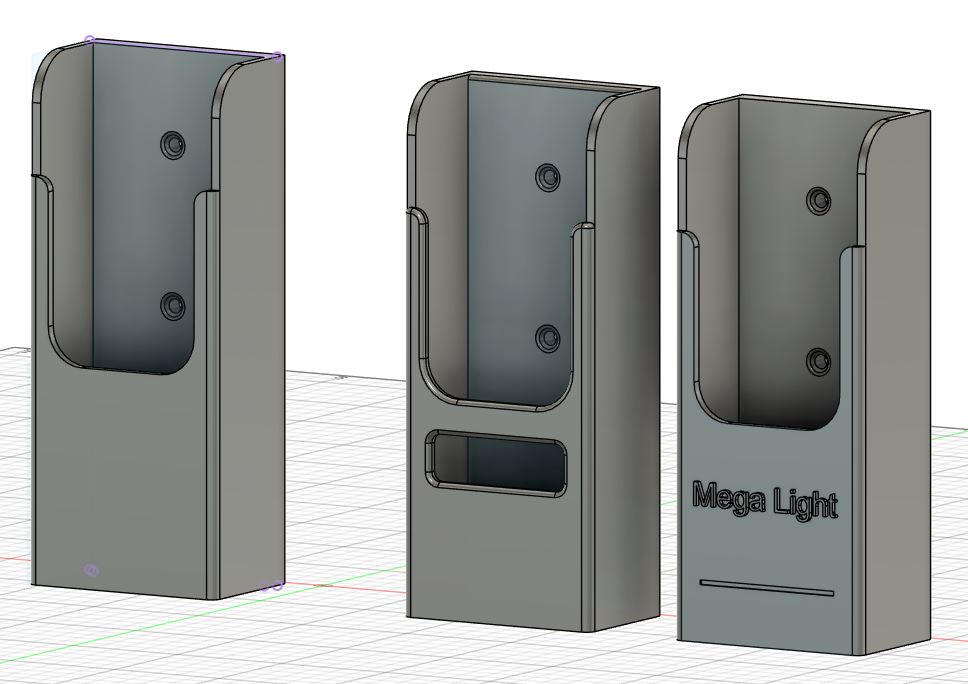 Wandhalterung Mega Light Fernbedienung