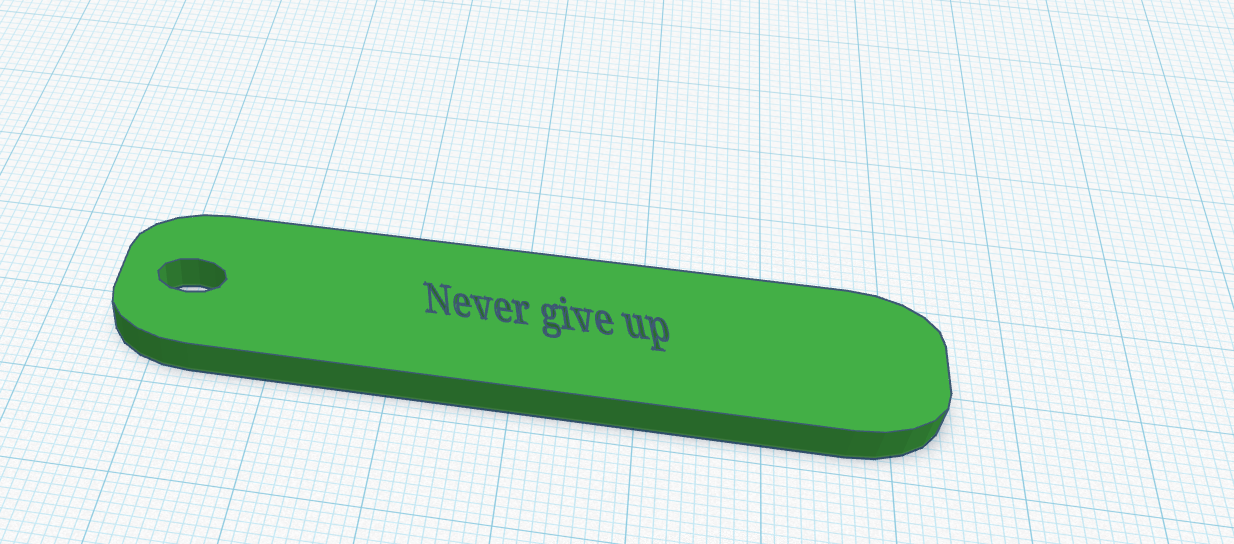NEVER GIVE UP