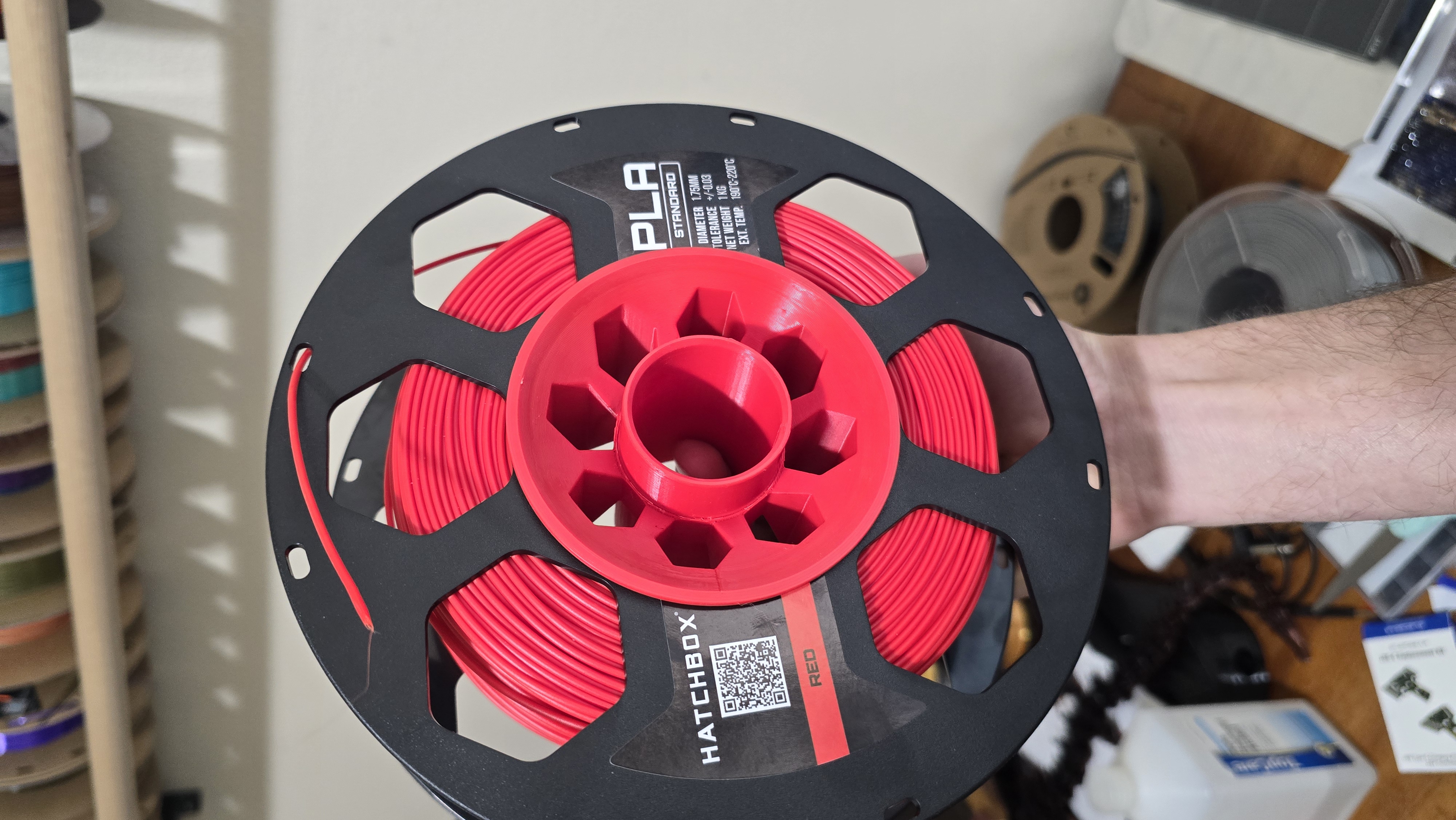 Hatchbox Spool Adapter