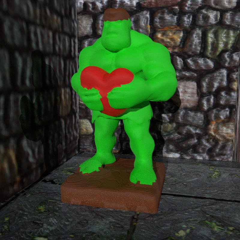 DnD Hulk Valentine Miniature Happy Valentines Day Game