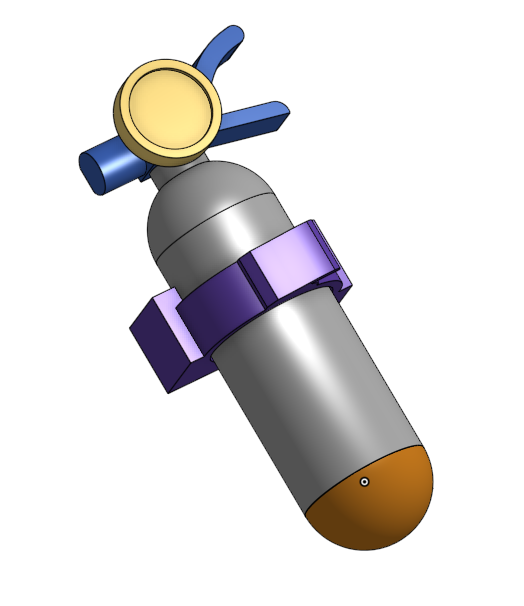 Scale Model Fire Extinguisher
