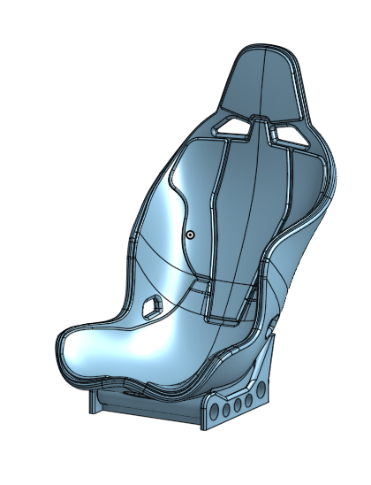 1/24th scale Racing Seat