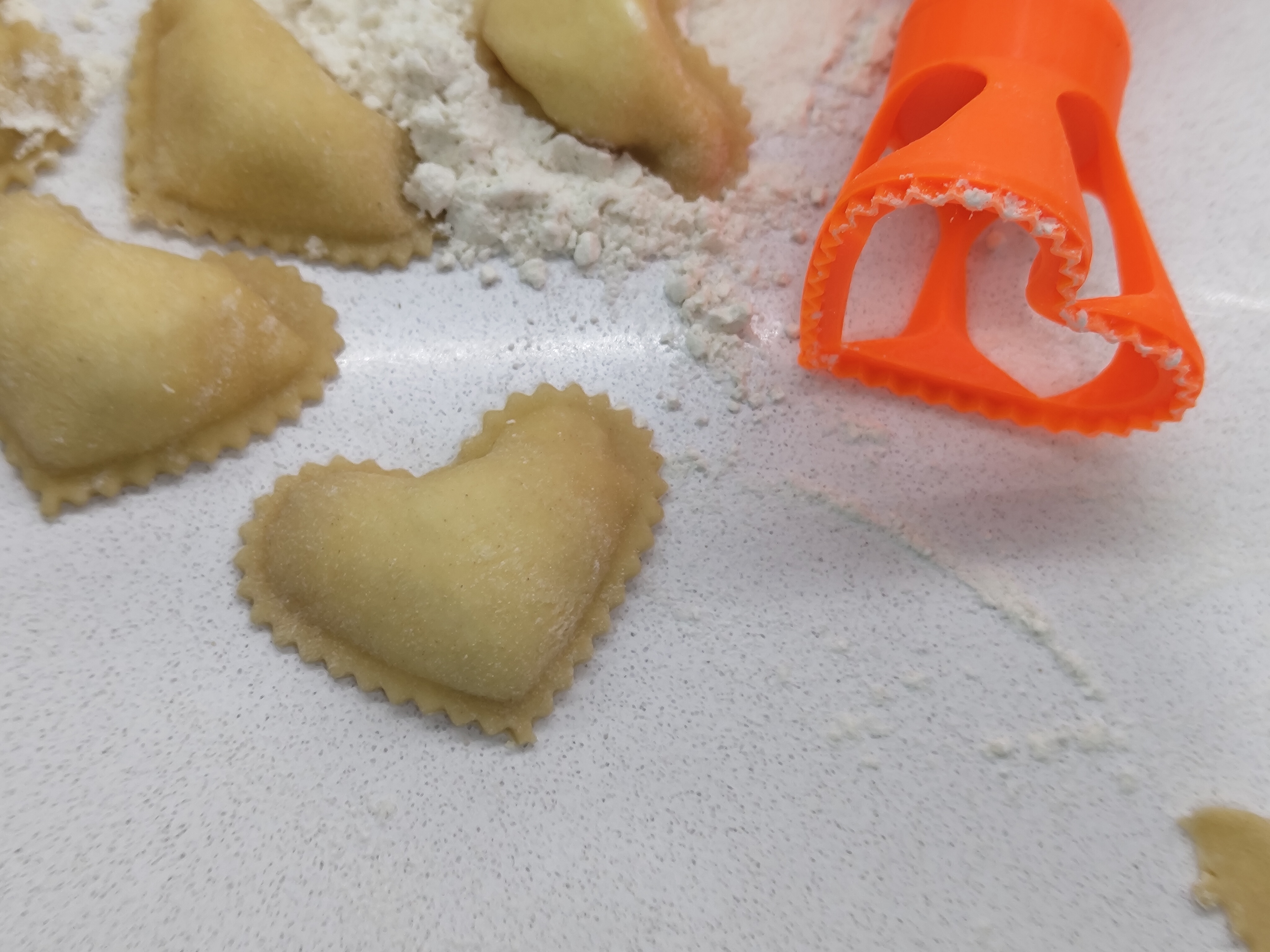 Modular Heart-Shaped Ravioli Pasta Cutter for Valentine’s Day