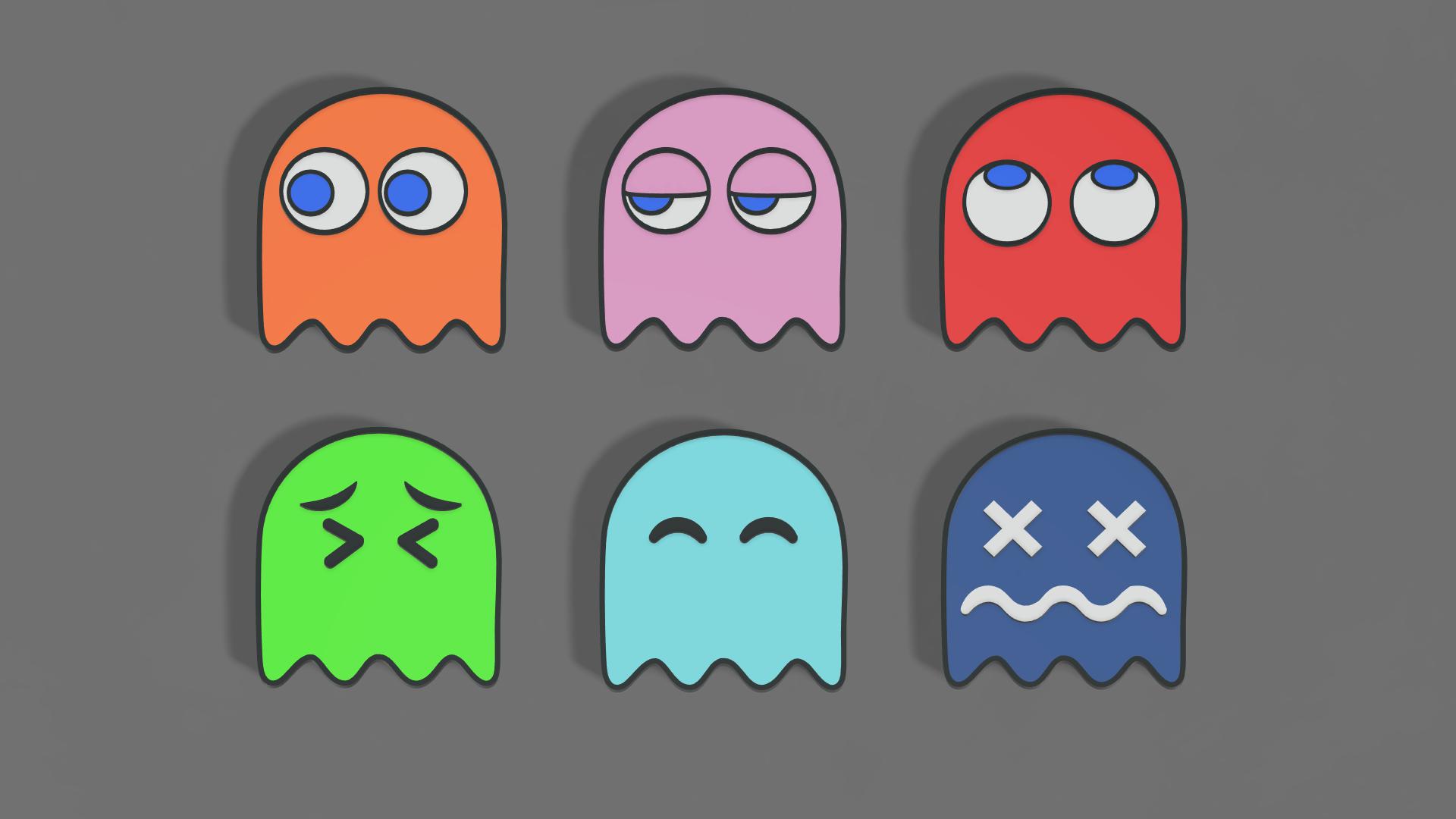 Pacman Ghost Collection