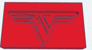 Van Halen logo mold