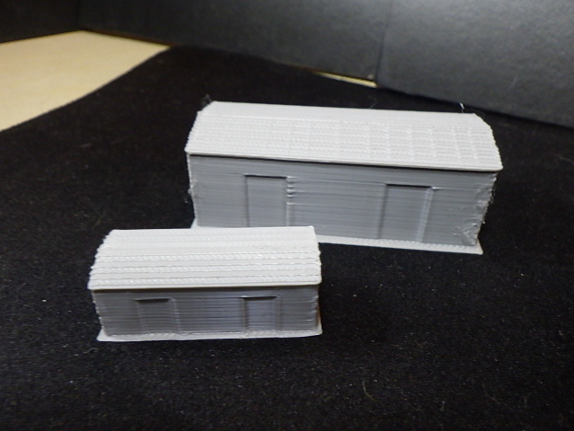 Model Railroad HO & N Scale 12 x 20 Metal Shed