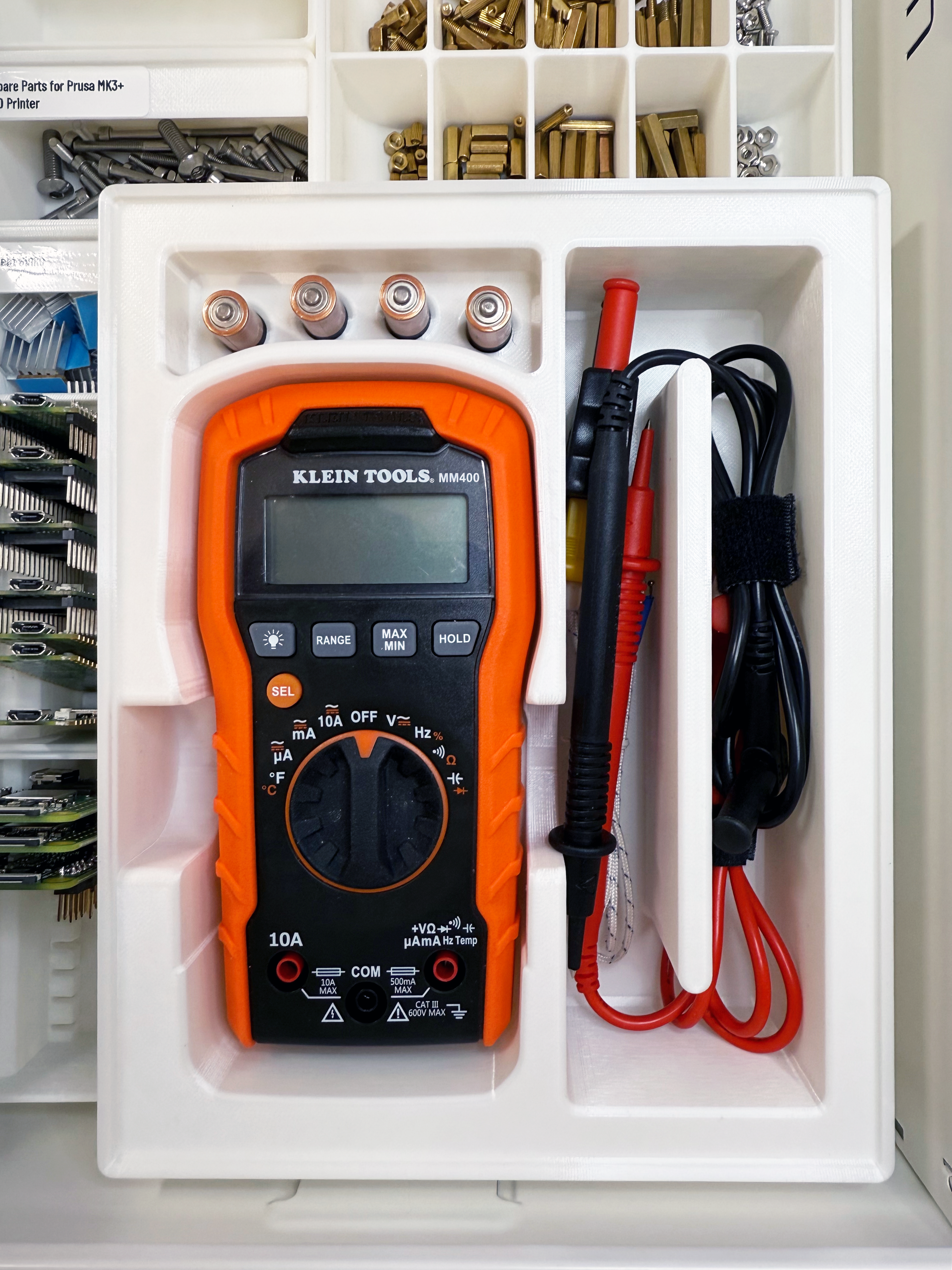 Miniatura 5 do modelo 3D Gridfinity Klein Tools Multimeter Holder