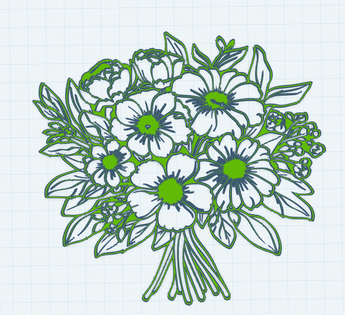 Valentines Bouquet wall art
