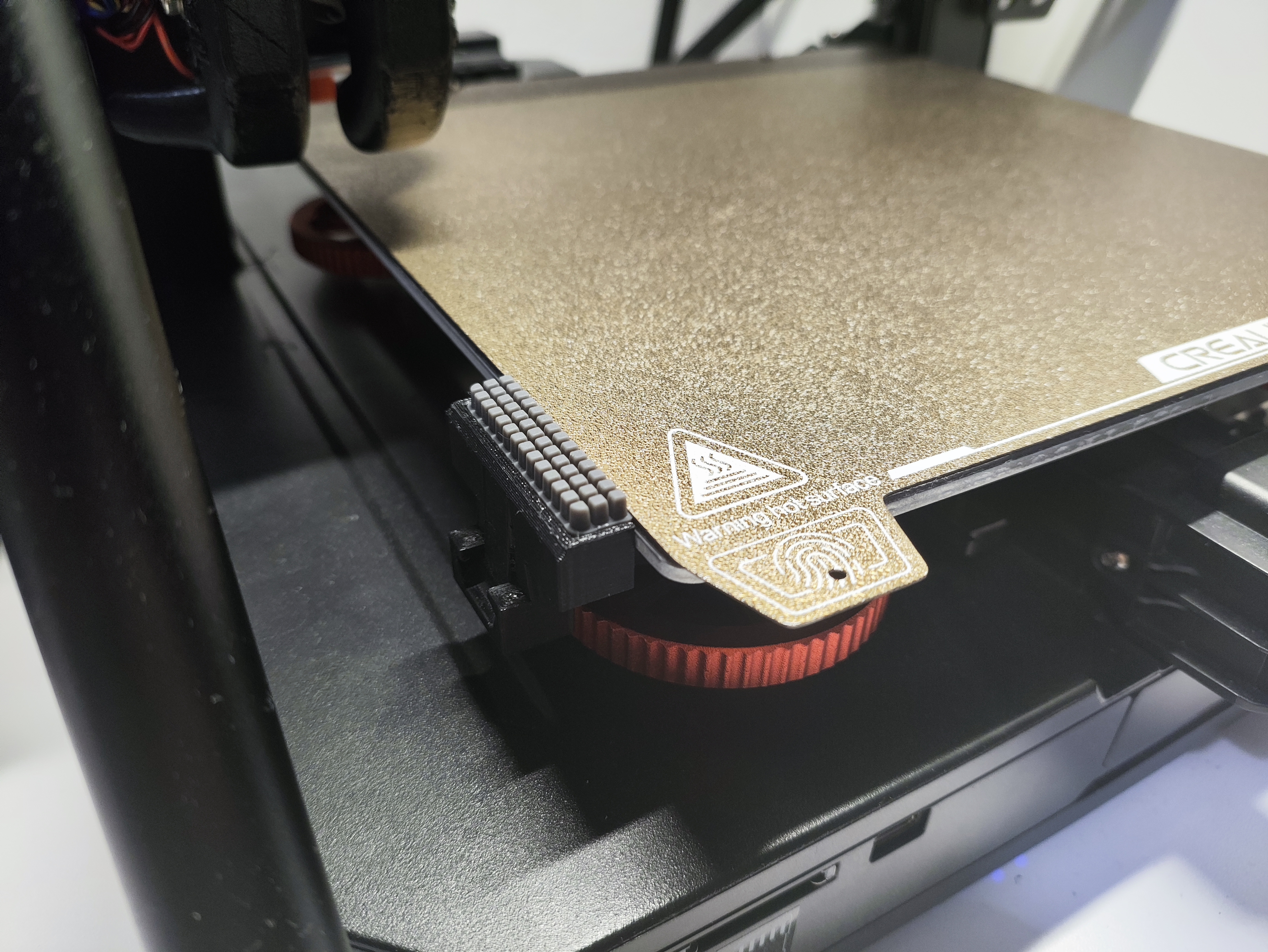 Silicone nozzle brush holder for Ender 3 S1/Pro