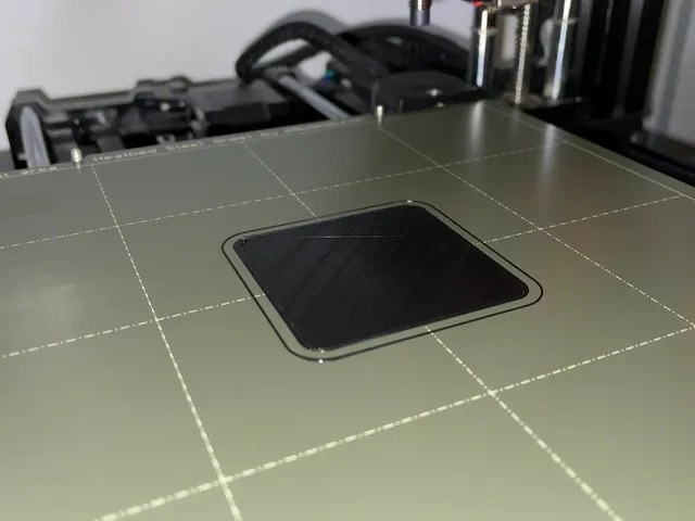 First layer test 150X150 - 150X180 - 50x50