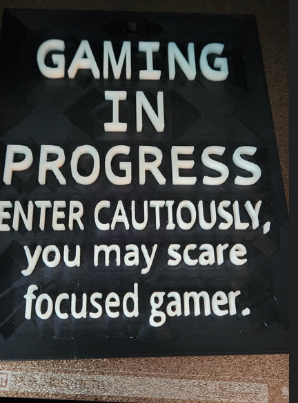 Gaming in Progress