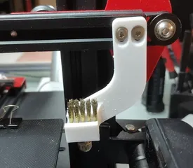 Anet ET4 - Nozzle cleaning brush mount