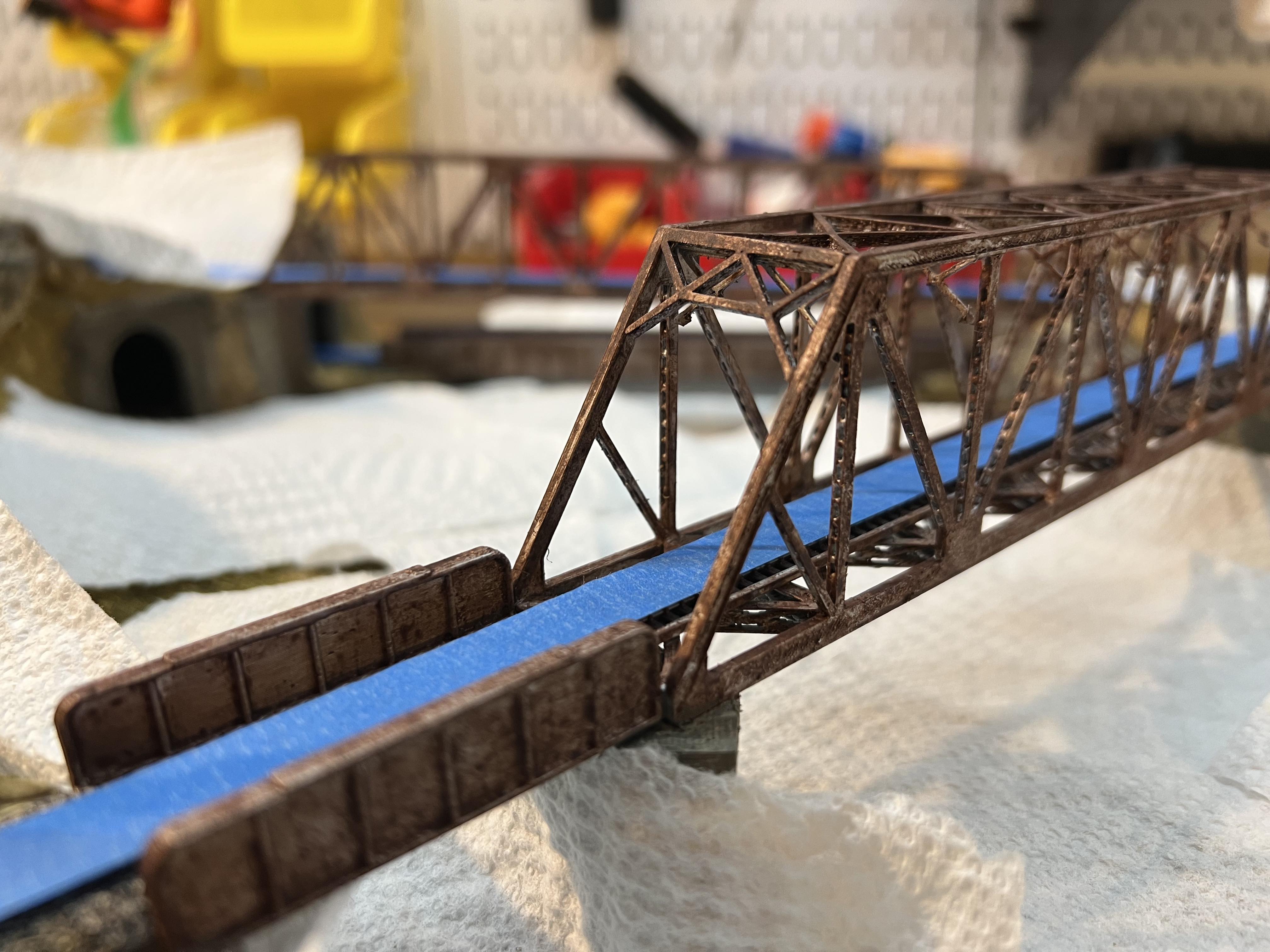 Z Scale Girder Railroad Bridge - Washington