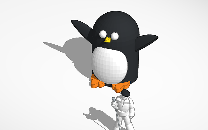 penguin with singer