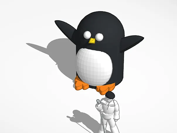 penguin with singer