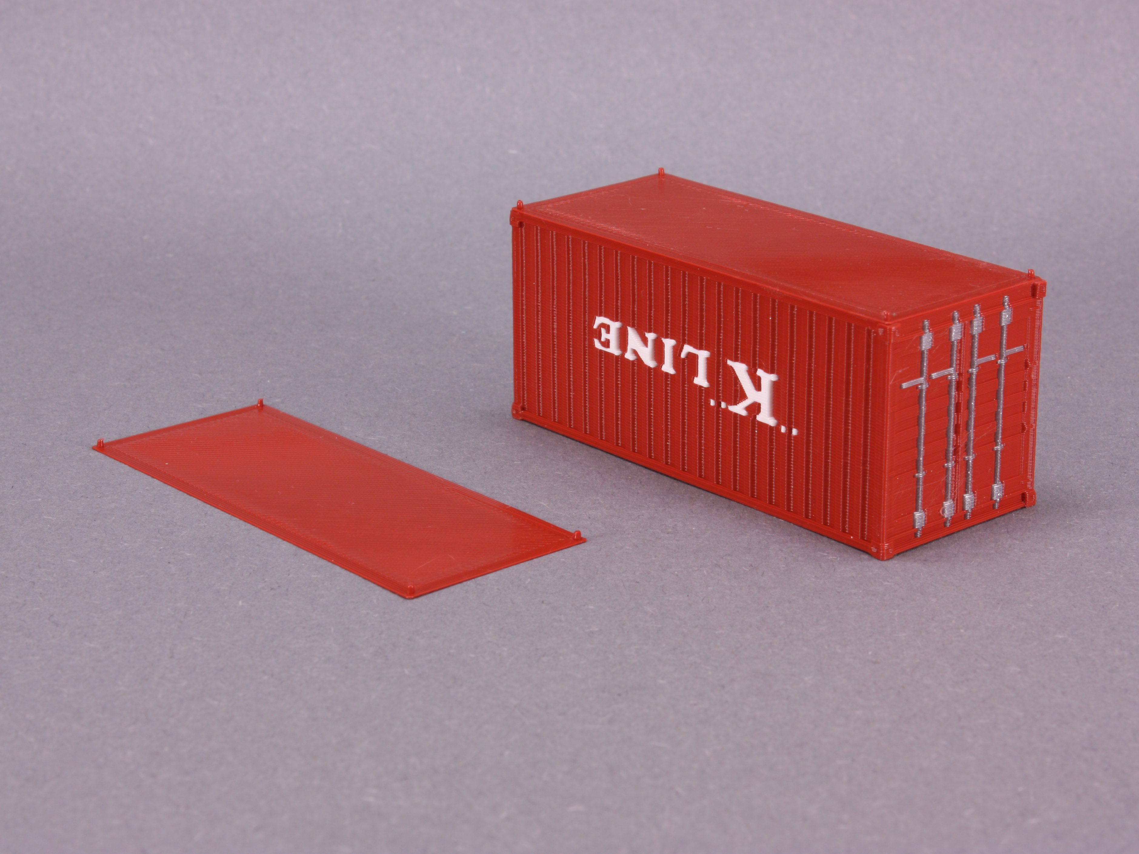 NEM 380 Container Fixing Plates in H0 scale (1:87)