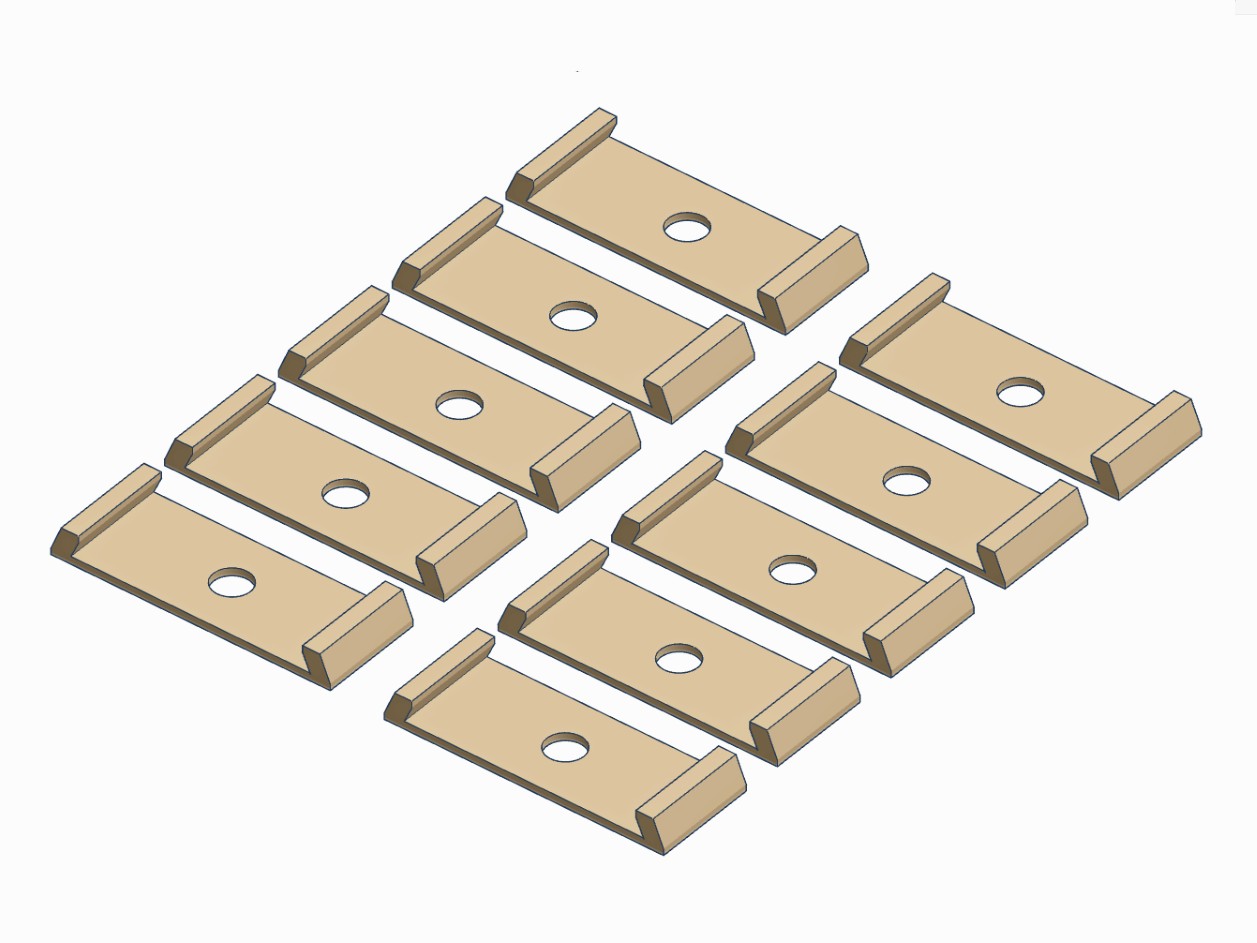 Kato Unitrack Rail Clips