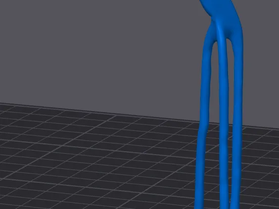 Proraso Omega shave brush holder made with generative design