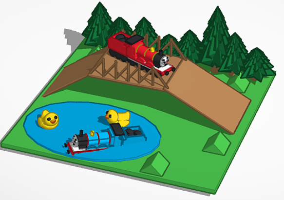 Thomas the tank engine "display"
