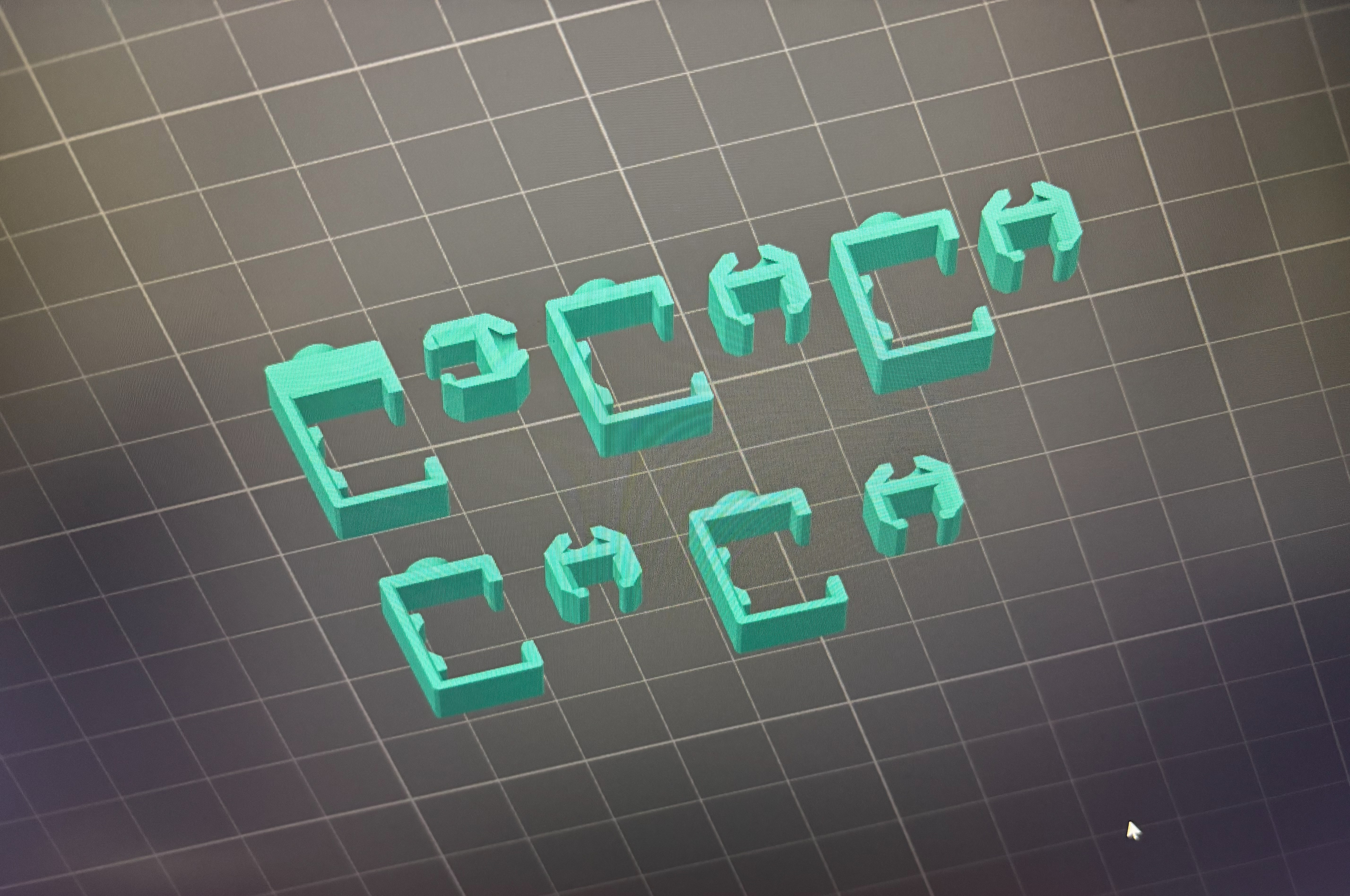 Miniatura 2 do modelo 3D PTFE clip chain + lock