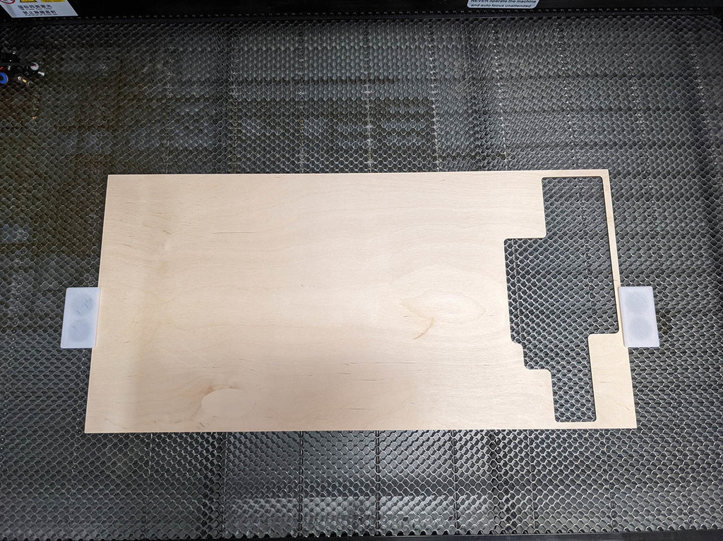 Laser Cutter Material Holder Harbor Freight Edition by