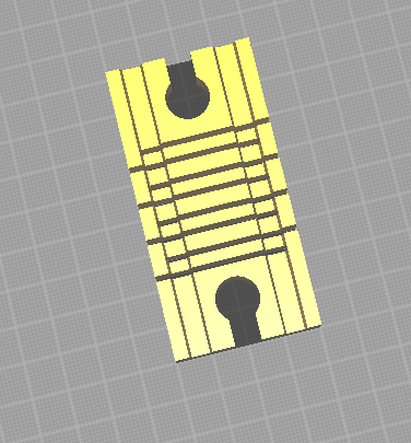 Bending Brio Compatible Female-Female connector Track - 80mm