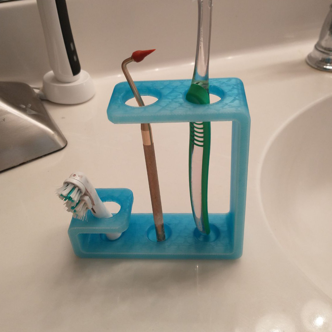 Toothbrush Holder - Electric Toothbrush Head Slot