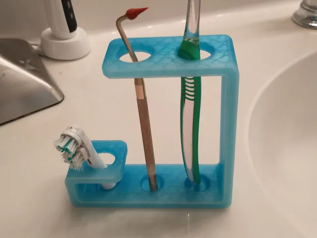 Toothbrush Holder - Electric Toothbrush Head Slot