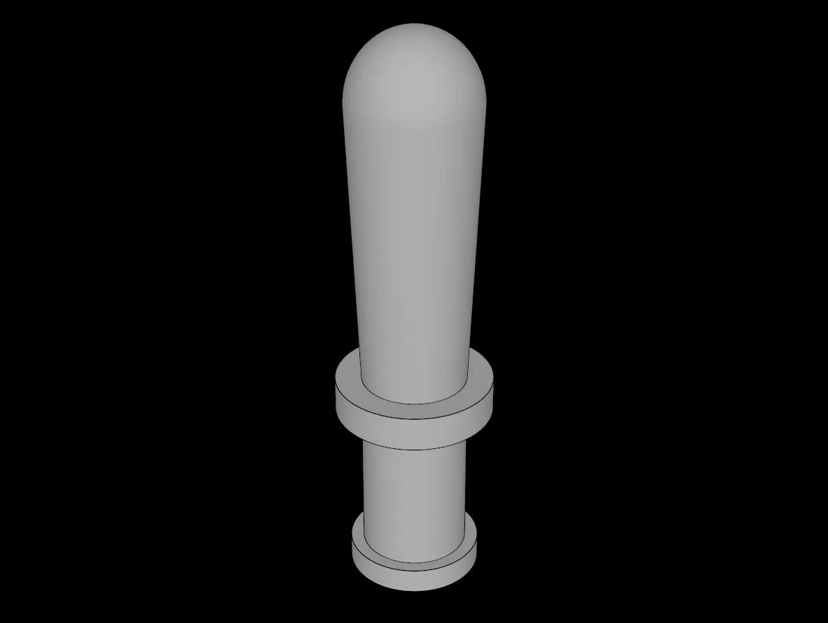 Lego Compatible (13790.dat) Minifig Weapon Billy Club by thall72 | Download  free STL model