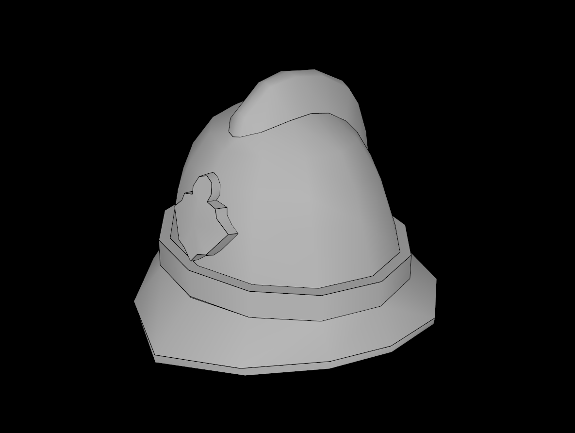 Lego Compatible (13789.dat) Minifig Police Helmet