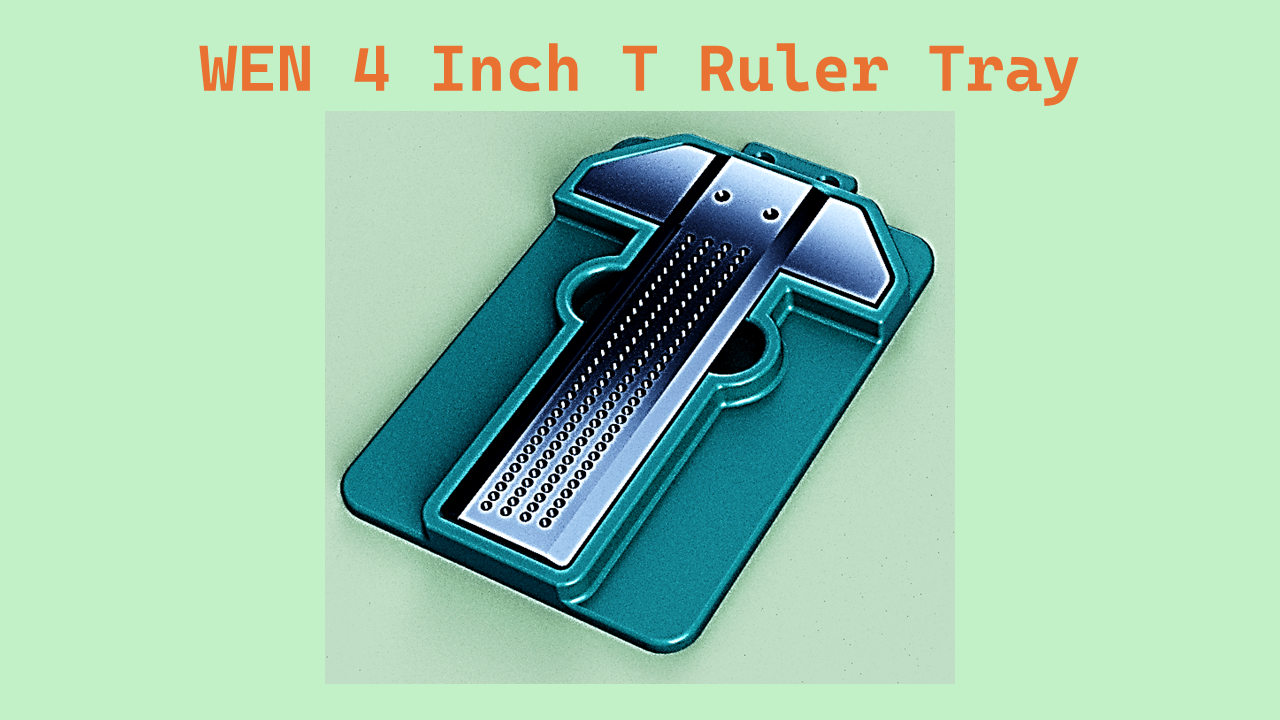 Wen 4 Inch T-Shaped Ruler Tray