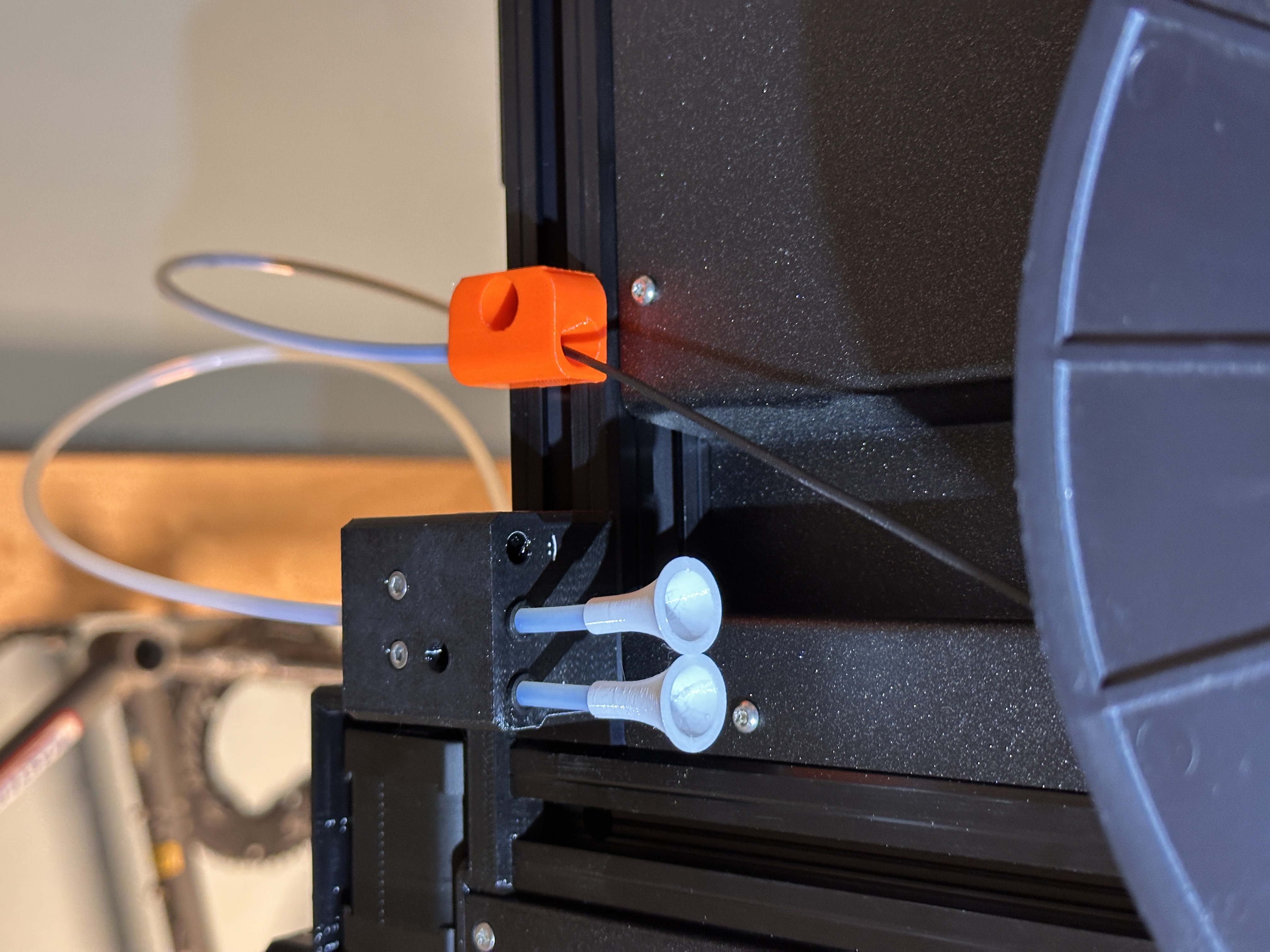 Simple PTFE stop for Prusa XL for flex bypass of side sensors
