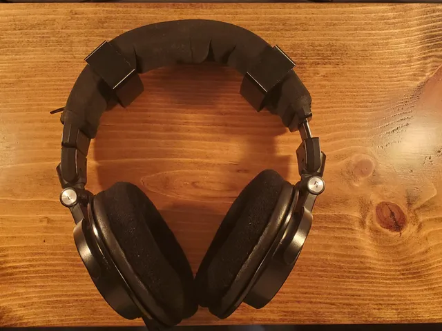 Comfort headrest pads for Audio Technica M50