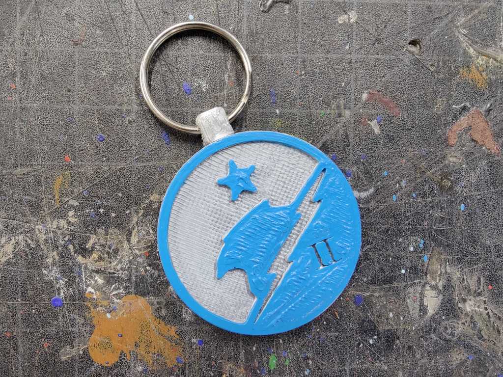 Modular Halo Infinite Blue Team Weapon Charm