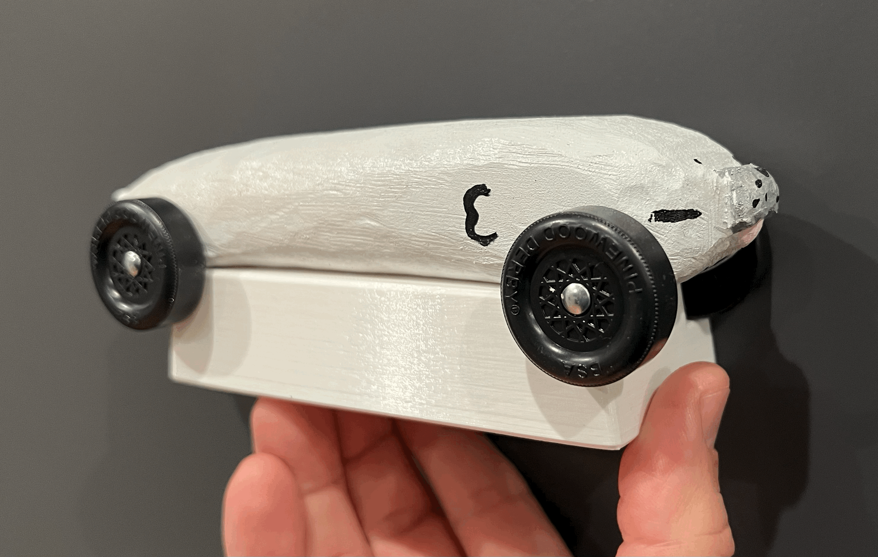 Scout Pinewood Derby Car Wall Mount