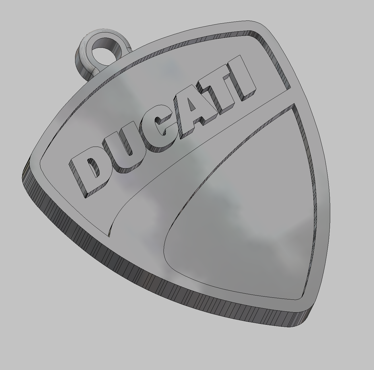 PORTACHIAVI DUCATI 3D model