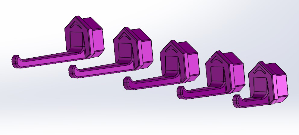 HSW Rotated Insert Hooks, Preferred print orientation, STEP files for remixing